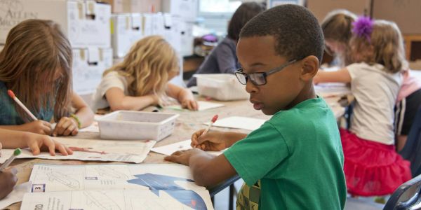 Kids in classroom
